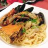 カニ料理　カニのパスタ