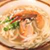 カニ料理　かにうどん
