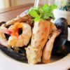 カニ料理　タラバのトマトワイン蒸し