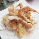 ヒラツメガニ　丸ガニ　から揚げ　作り方　レシピ