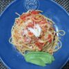 毛ガニのトマトパスタ　作り方